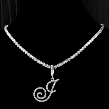 Cursive Initial Necklace (A–Z)