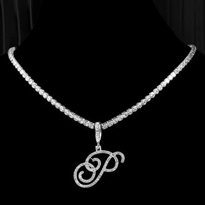 Cursive Initial Necklace (A–Z)