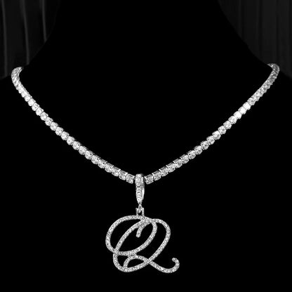 Cursive Initial Necklace (A–Z)
