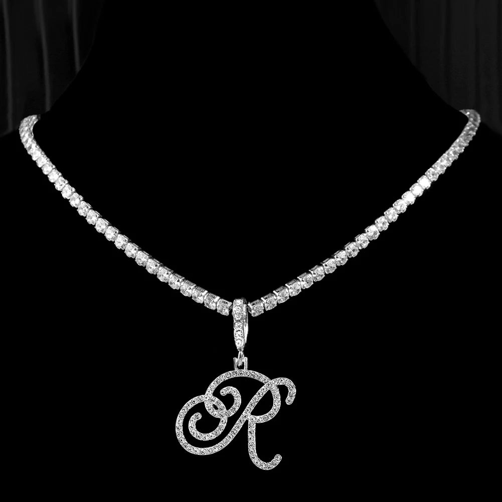 Cursive Initial Necklace (A–Z)