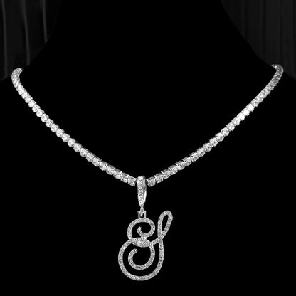 Cursive Initial Necklace (A–Z)