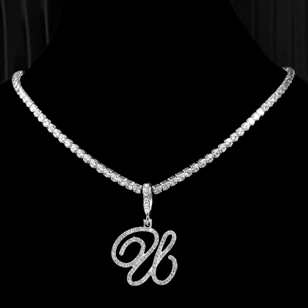Cursive Initial Necklace (A–Z)