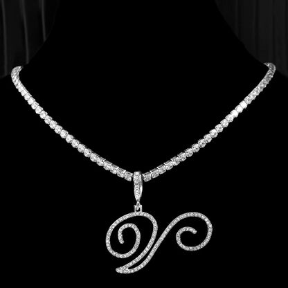 Cursive Initial Necklace (A–Z)