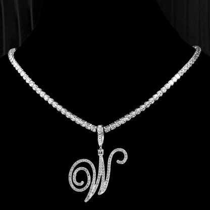 Cursive Initial Necklace (A–Z)