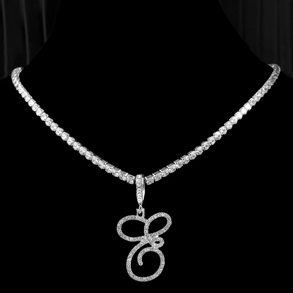 Cursive Initial Necklace (A–Z)