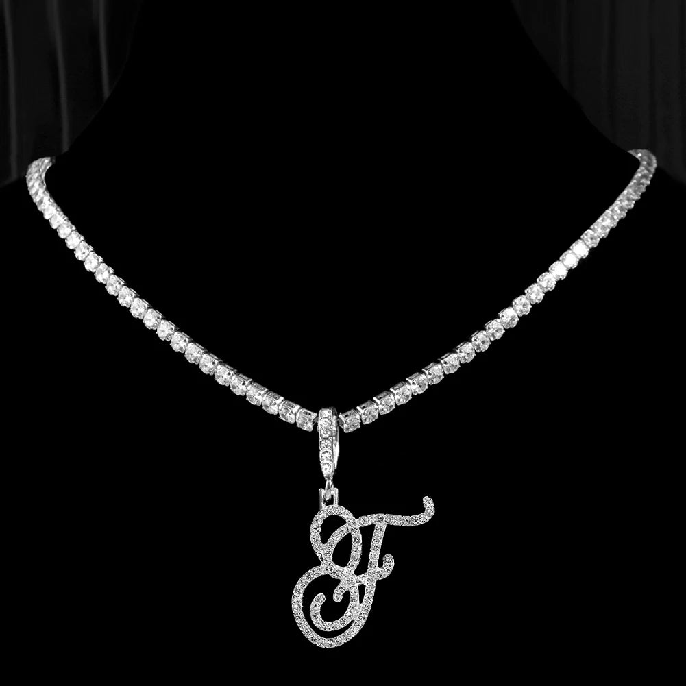 Cursive Initial Necklace (A–Z)