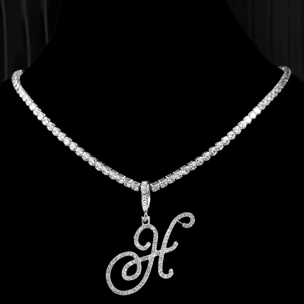 Cursive Initial Necklace (A–Z)